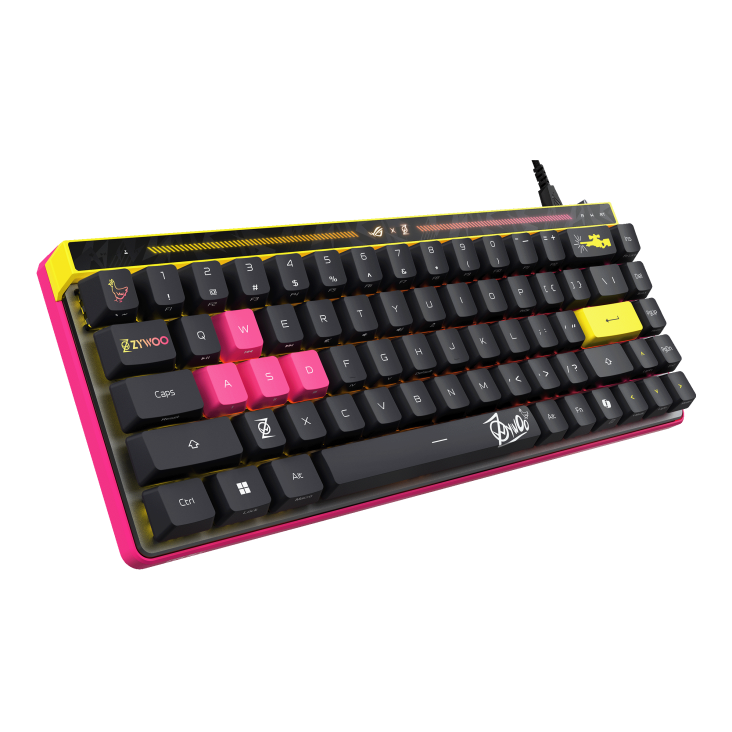 ASUS ROG Falchion Ace HFX ZywOo Edition 65% HFX Magnetic Wired 8000Hz Gaming Keyboard - Black