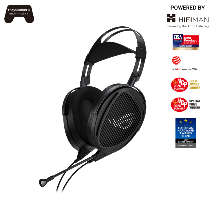 ASUS ROG Kithara Wired 420g 100mm Planar Magnetic Open-Back Gaming Headset - Black