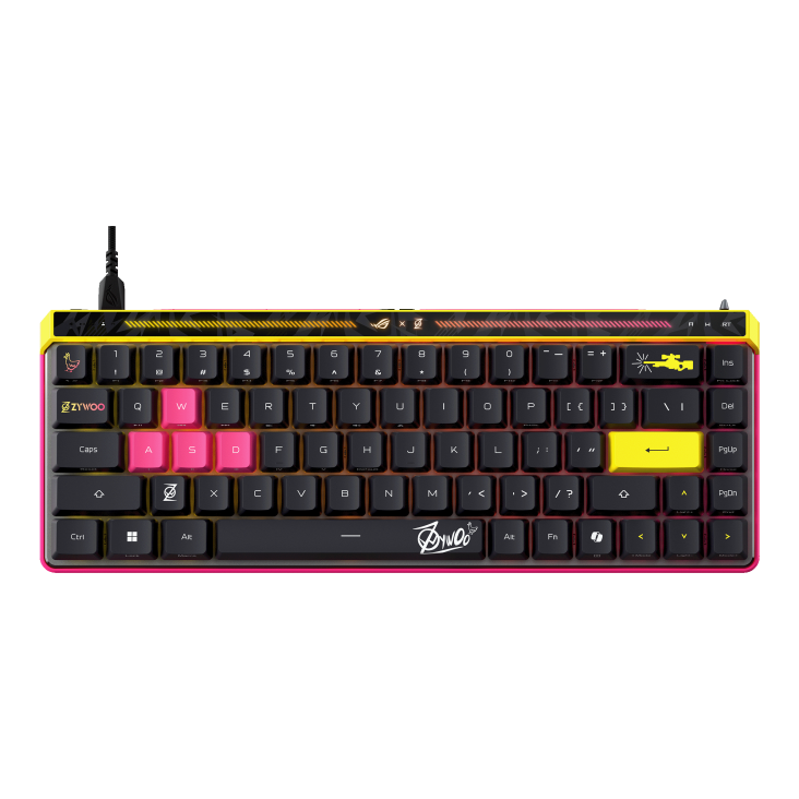 ASUS ROG Falchion Ace HFX ZywOo Edition 65% HFX Magnetic Wired 8000Hz Gaming Keyboard - Black