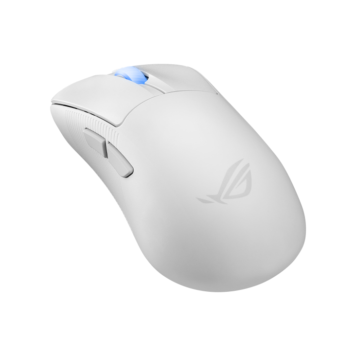 ASUS ROG Keris II Ace Wireless 54g AimPoint Pro 42K 8000Hz Gaming Mouse - Moonlight White