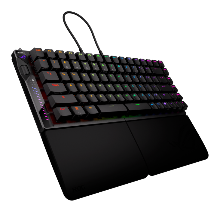 ASUS ROG Falcata 75% Split HFX V2 Magnetic Tri-Mode 8000Hz Gaming Keyboard - Black