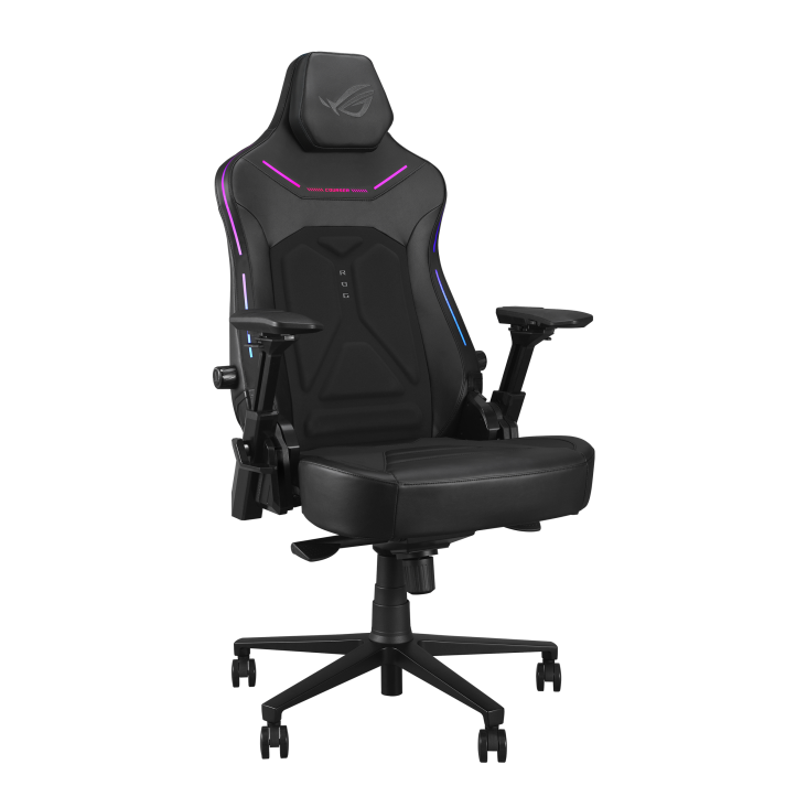 ASUS ROG Courser Racing Style Gaming Chair 4D Armrest Aura RGB 155° Recline - Black