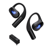 ASUS ROG Cetra Open Wireless 14.2mm DLC Driver Open-Ear Gaming Earbuds - Black