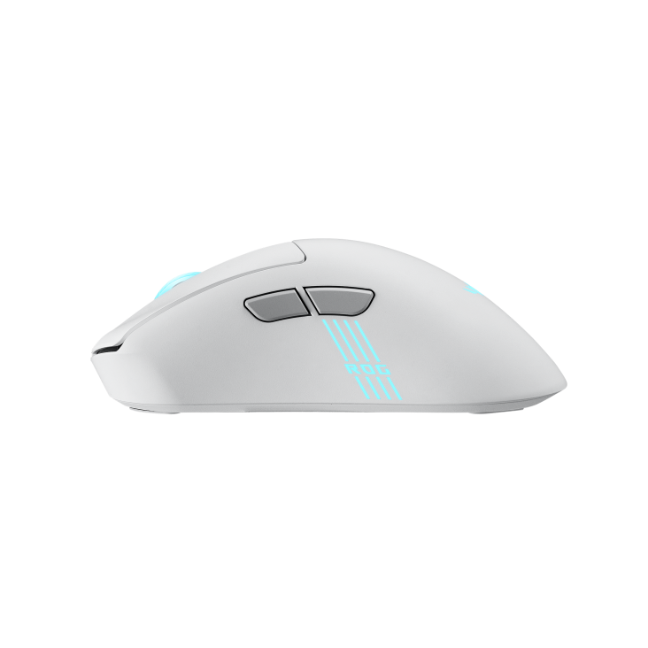 ASUS ROG Keris II Origin Wireless 65g AimPoint Pro 42K 8000Hz Gaming Mouse - Moonlight White