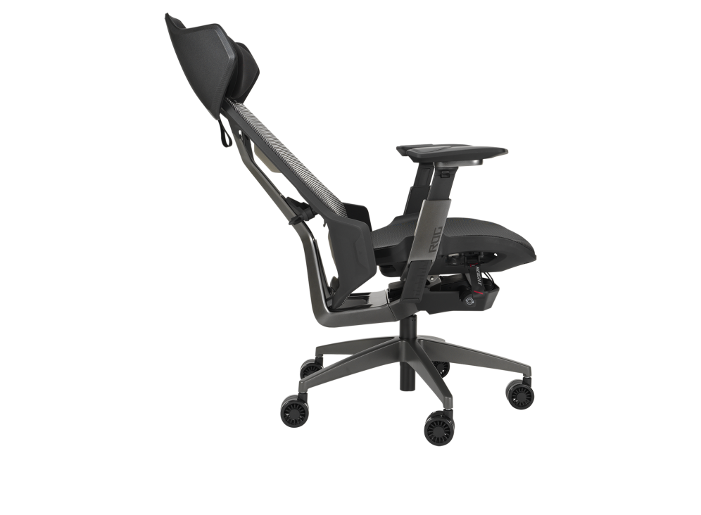 ASUS ROG Destrier Ergo Gaming Chair 3D Armrest Mesh 135° Recline Mobile Gaming Mode - Black