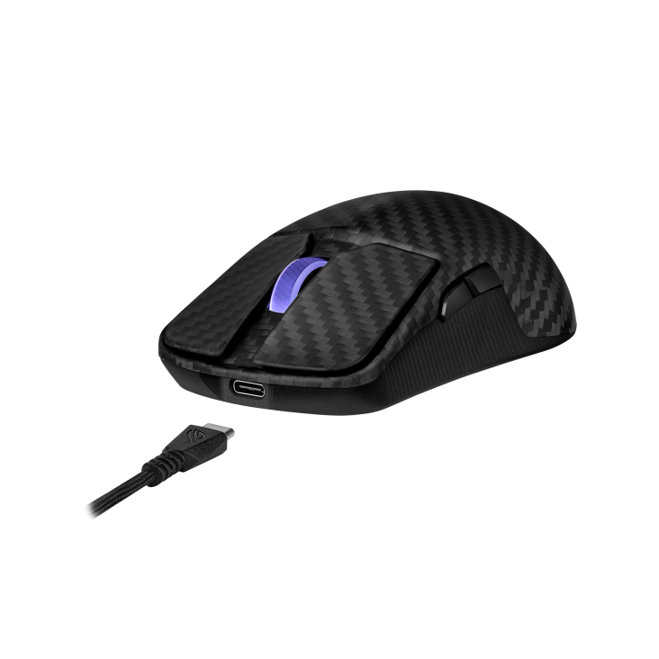ASUS ROG Harpe Ace Extreme Carbon Fiber Wireless 47g AimPoint Pro 42K 8000Hz Gaming Mouse - Black