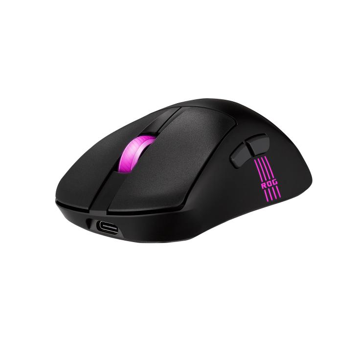 ASUS ROG Keris II Origin Wireless 65g AimPoint Pro 42K 8000Hz Gaming Mouse - Black