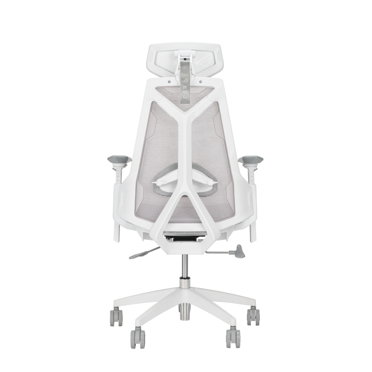 ASUS ROG Destrier Core Ergo Gaming Chair 3D Armrest Mesh 125° Recline Mobile Gaming Mode - Moonlight White