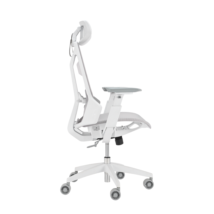 ASUS ROG Destrier Core Ergo Gaming Chair 3D Armrest Mesh 125° Recline Mobile Gaming Mode - Moonlight White