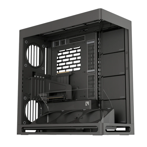 HAVN HS 420 VGPU Dual-Chamber Mid Tower ATX PC Case Black