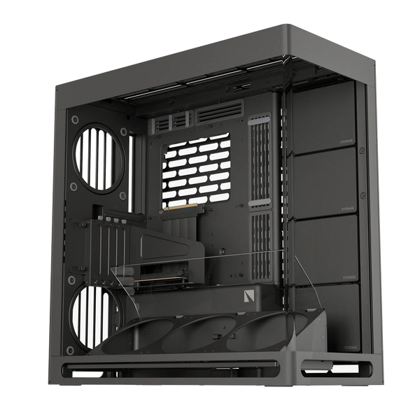 HAVN HS 420 VGPU Dual-Chamber Mid Tower ATX PC Case Black
