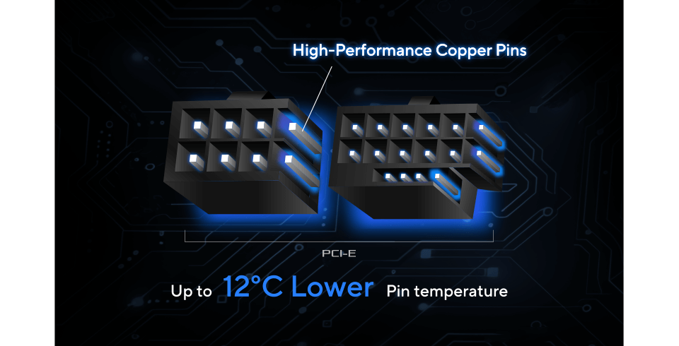 ASUS ROG STRIX 1200W Platinum - High Performance Copper Pins