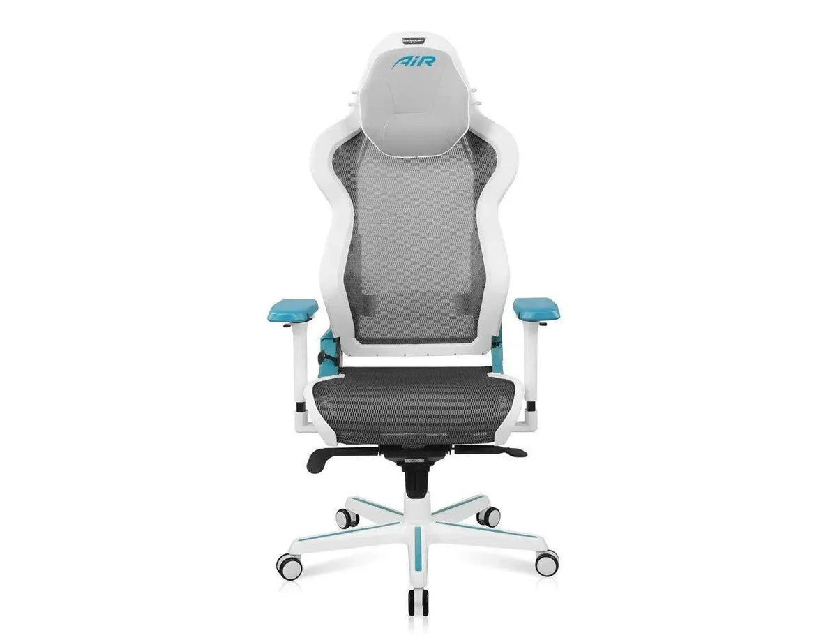 DXRacer Air Pro Series Gaming Chair White/Cyan - Anigma