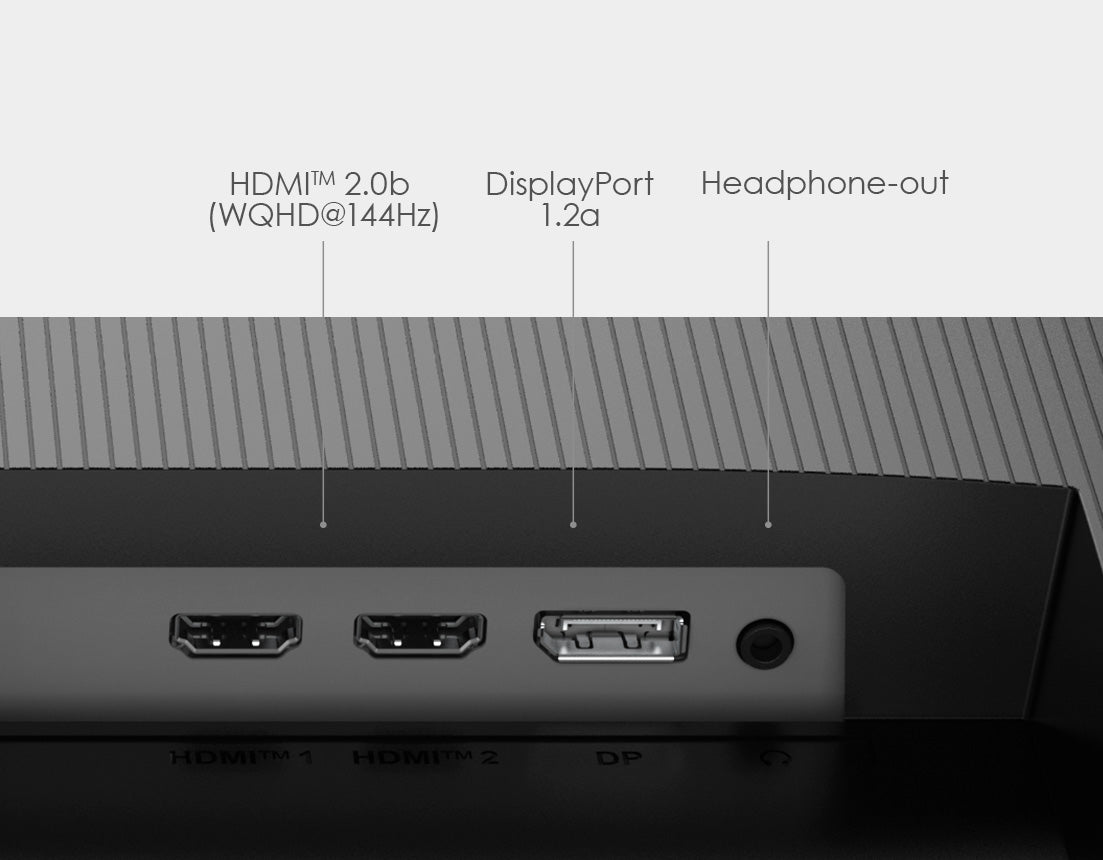 MSI PRO MP275Q E14 - I/O Ports