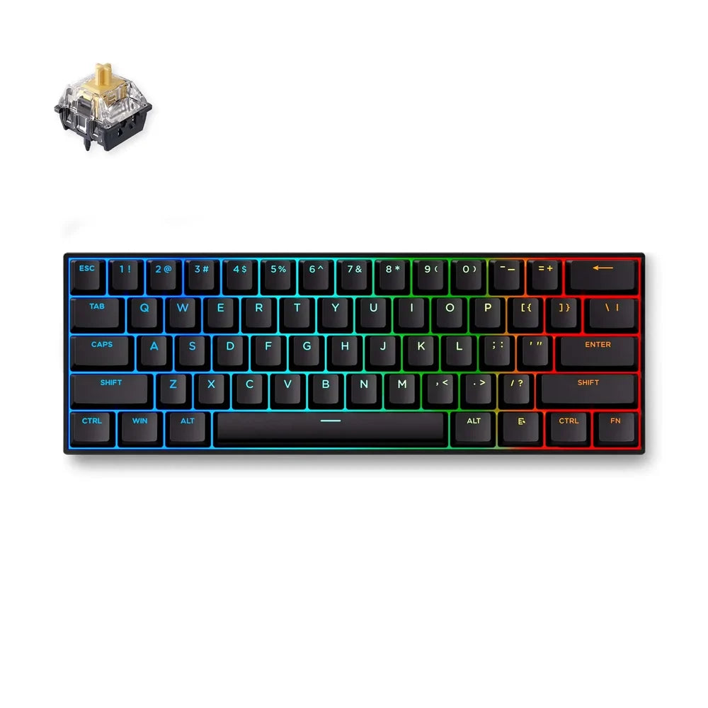 MCHOSE ACE60-4A BLACK HALL EFFECT KTEK MAGNETIC SWITCH KEYBOARD
