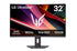 LG 32 Inch LG UltraGear™ QHD Curved Gaming Monitor, 180Hz, 1ms, AMD FreeSync™, front view, 32G600A-B