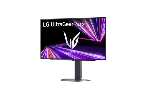 LG 27-inch UltraGear™ Gaming monitor with OLED GX7 240Hz refresh rate, DisplayHDR True black 400, -15 degree side view, 27GX704A-B