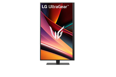 LG 27 Inch LG UltraGear™ G6 QHD Gaming Monitor, 300Hz, 1ms (GtG), HDR 400, G-SYNC, vertical front view, 27G640A-B