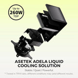 TRYX Panorama SE 240 ARGB Liquid Cooler Black - angle view