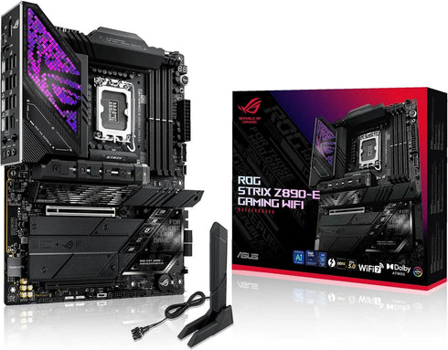 ASUS ROG Strix Z890-E Gaming WiFi Intel Z890 LGA 1851 ATX Motherboard, Advanced AI PC-Ready - Anigma