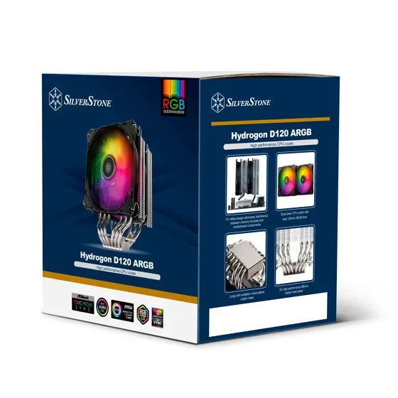 SilverStone Hydrogon D120 ARGB Dual Tower CPU Cooler