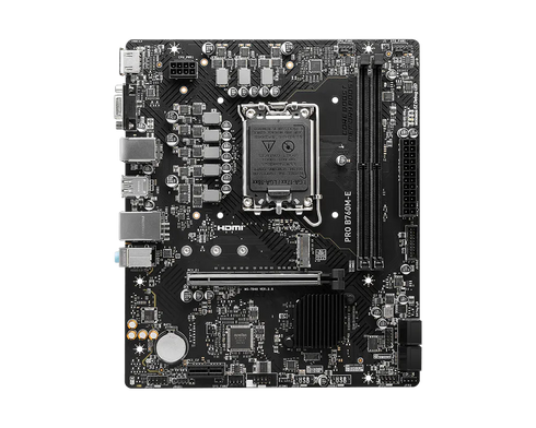 MSI PRO B760M-E DDR5 Micro-ATX LGA 1700 Motherboard