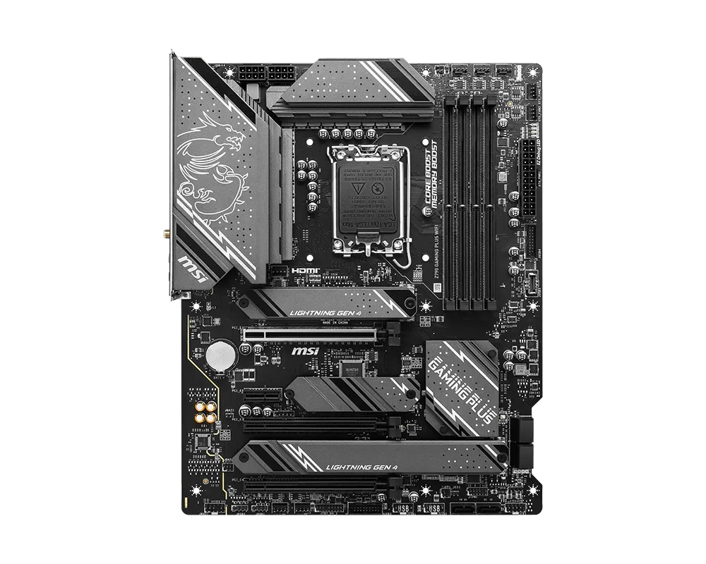 MSI Z790 GAMING PLUS WIFI Motherboard, ATX