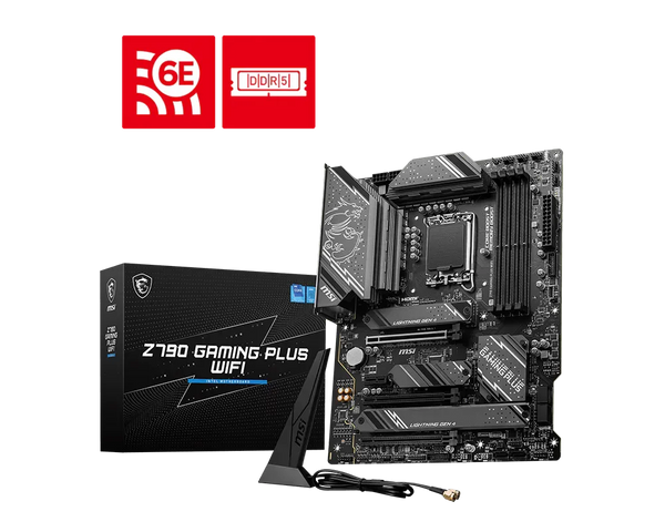 MSI Z790 GAMING PLUS WIFI Motherboard, ATX