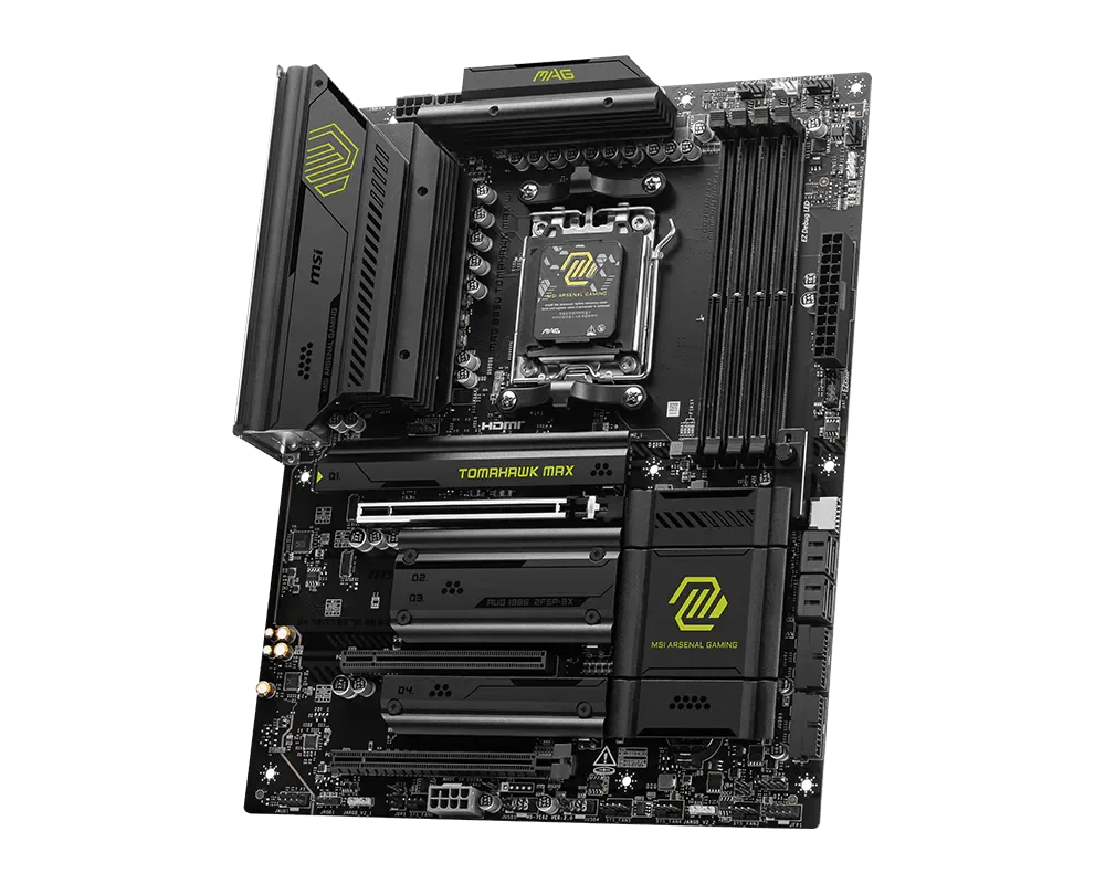 MSI MAG B850 TOMAHAWK MAX WiFi AMD AM5 ATX Motherboard
