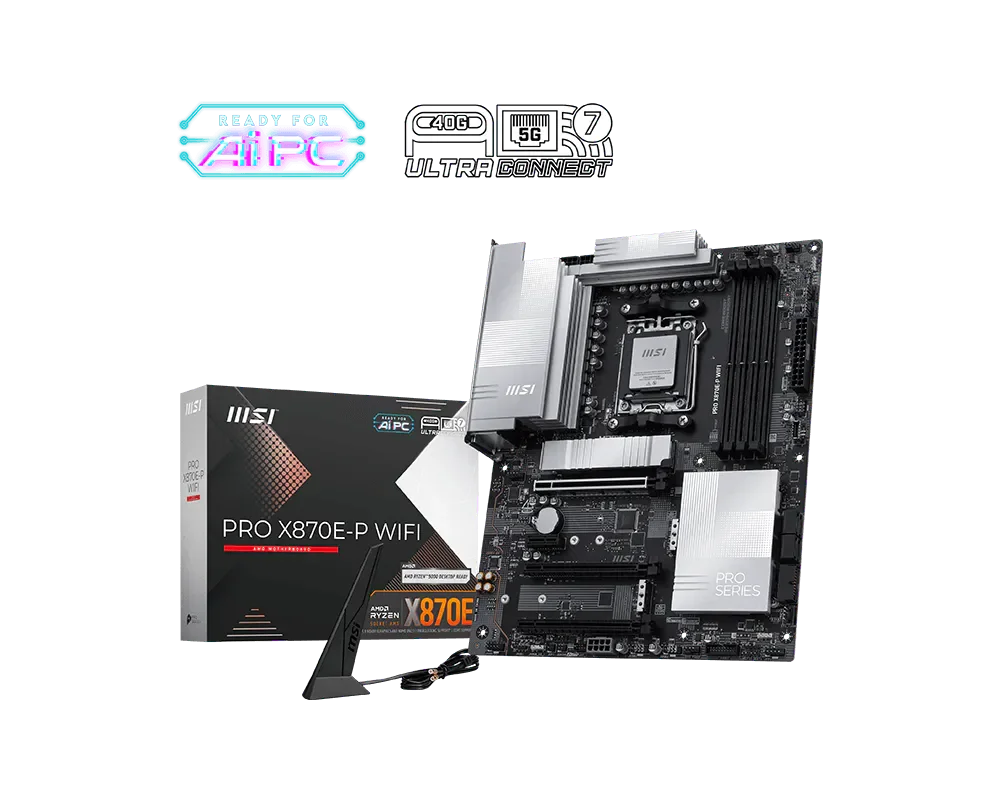 MSI PRO X870E-P WIFI AM5 ATX Motherboard
