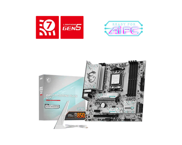 MSI B850M Gaming Plus WiFi Micro-ATX Motherboard