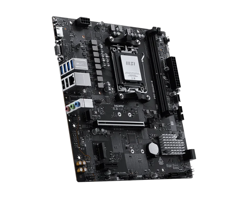 MSI PRO B840M-B Micro ATX AM5 Motherboard