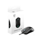 MSI Forge GM320 Gaming Mouse, 12800 DPI, 20M+ Clicks Micro Switch, RGB Light
