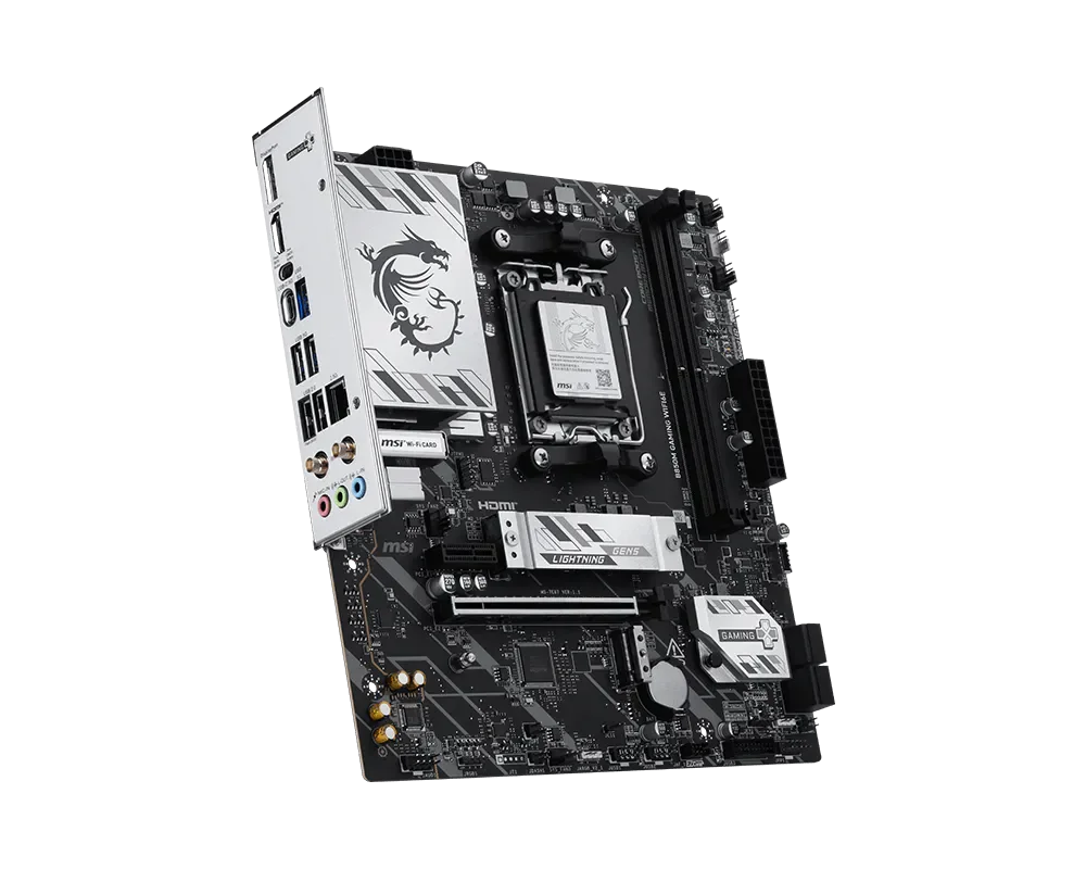 MSI B850M GAMING PLUS WIFI6E mATX - Supports AMD Ryzen 9000/8000/7000 Processors, AM5