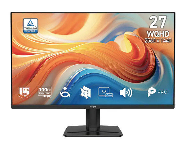 MSI PRO MP275Q E14 27" WQHD IPS 144Hz 1ms Business Monitor