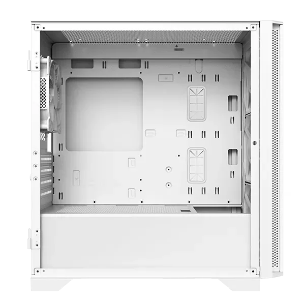 Montech Air 100 ARGB mATX Case White (4x 120mm ARGB Fans Included) - Anigma