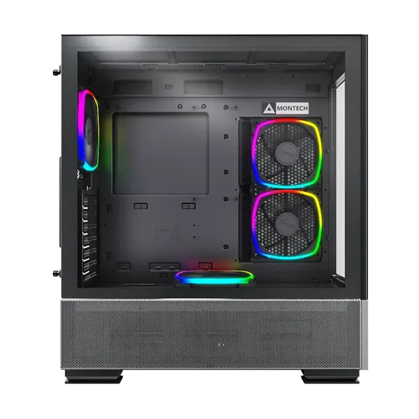 Montech Sky Two ATX Case (4x 120mm ARGB Fans Included) - Anigma
