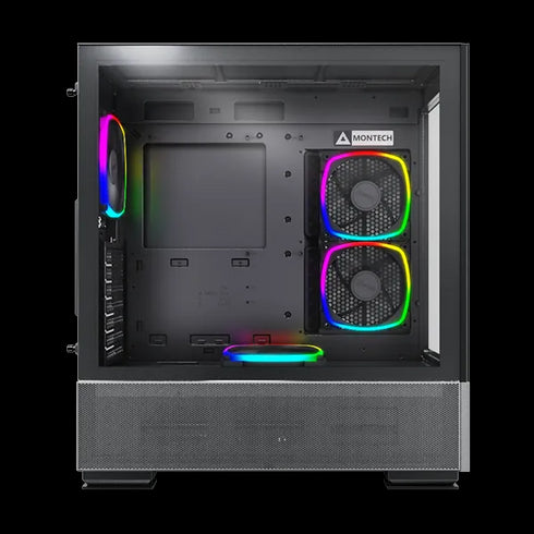 Montech Sky Two ATX Case (4x 120mm ARGB Fans Included) - Anigma