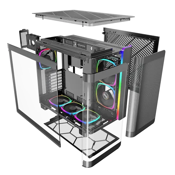Montech King 95 PRO Case (6x120mm ARGB Fans Included) - Anigma
