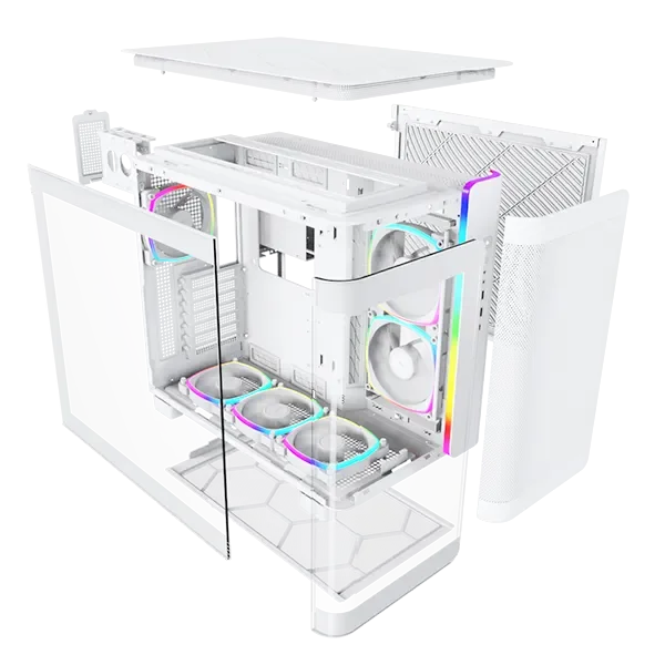 Montech King 95 PRO Case (6x120mm ARGB Fans Included) - Anigma