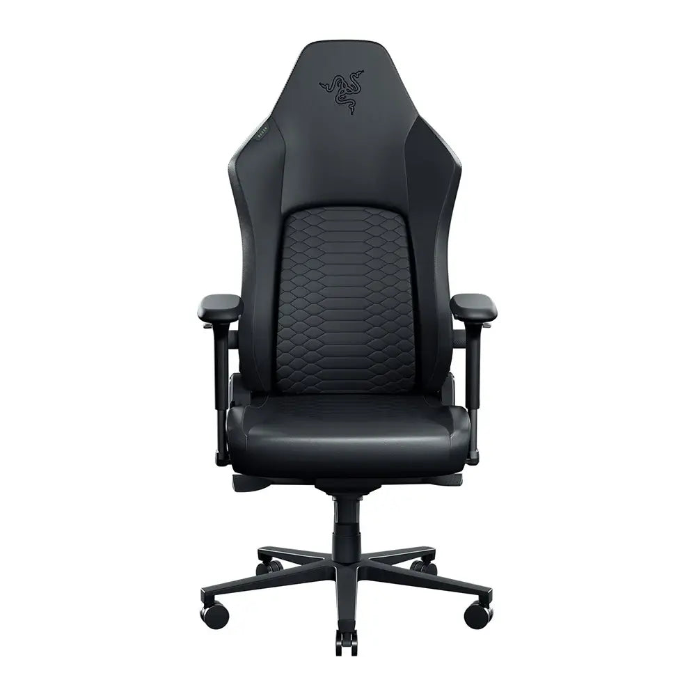 Razer Iskur V2 NewGen Gaming Chair 4D Armrest EPU Leather HyperFlex Lumbar - Black
