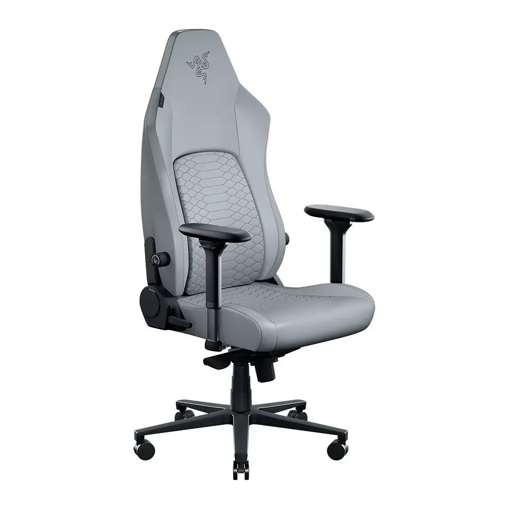 Razer Iskur V2 NewGen Gaming Chair 4D Armrest EPU Leather HyperFlex Lumbar - Light Gray
