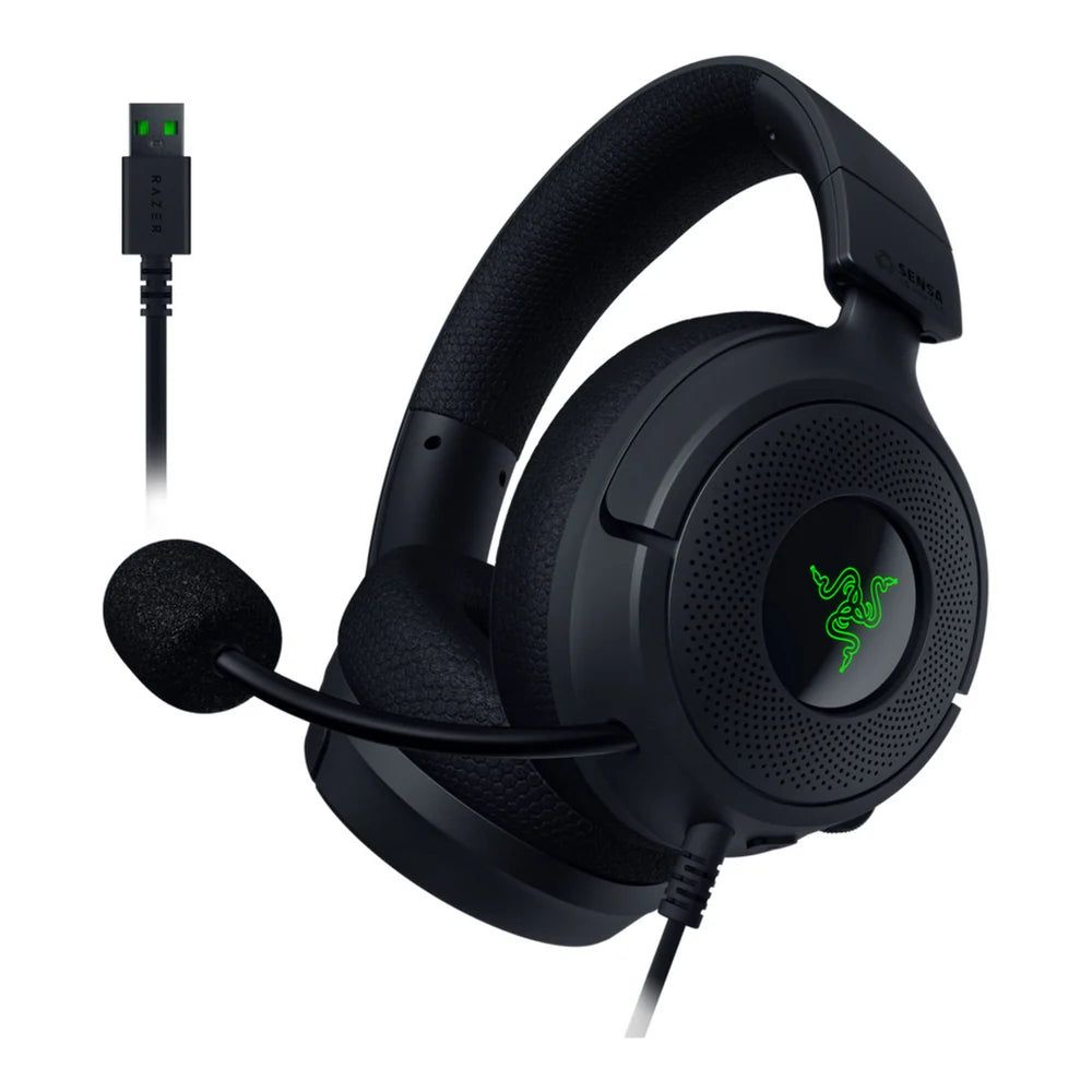 Razer Kraken V4 X Sensa HD Haptics Wired Gaming Headset - Black