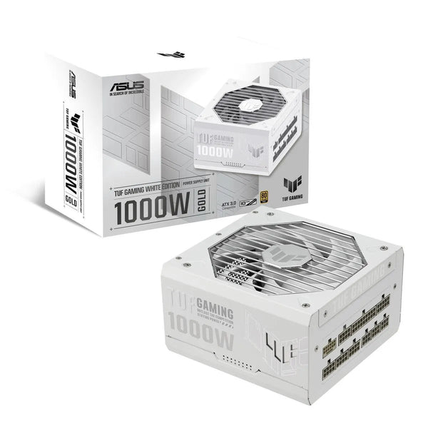ASUS TUF Gaming 1000W 80 Plus Gold PCIE 5.0 Full Modular ATX Power Supply White Edition - Anigma