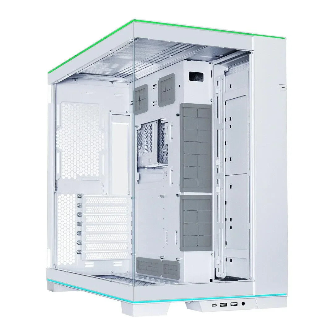 Lian Li O11D EVO RGB ATX Gaming Case White (No Fans Included) - Anigma
