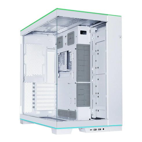 Lian Li O11D EVO RGB ATX Gaming Case White (No Fans Included) - Anigma
