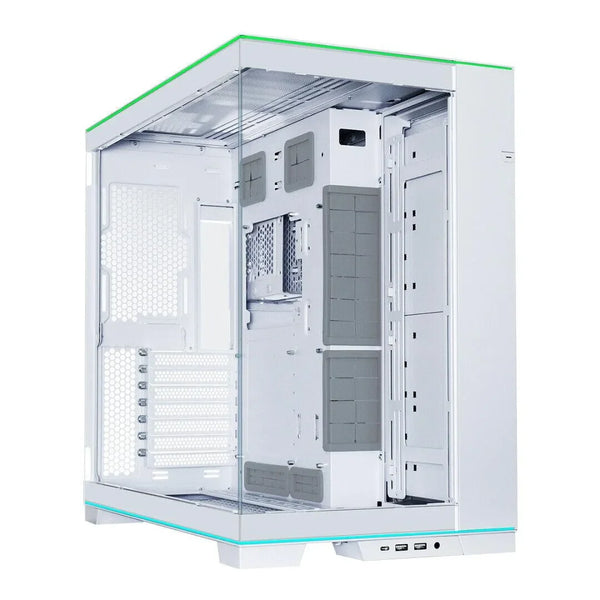 Lian Li O11D EVO RGB ATX Gaming Case White (No Fans Included) - Anigma