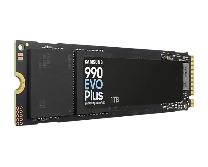 Samsung 990 EVO Plus 1TB Hybrid PCIe 5.0/PCIe 4.0 M.2 2280 SSD - Anigma