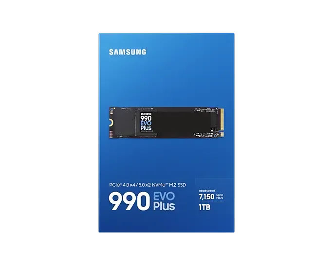 Samsung 990 EVO Plus 1TB Hybrid PCIe 5.0/PCIe 4.0 M.2 2280 SSD - Anigma