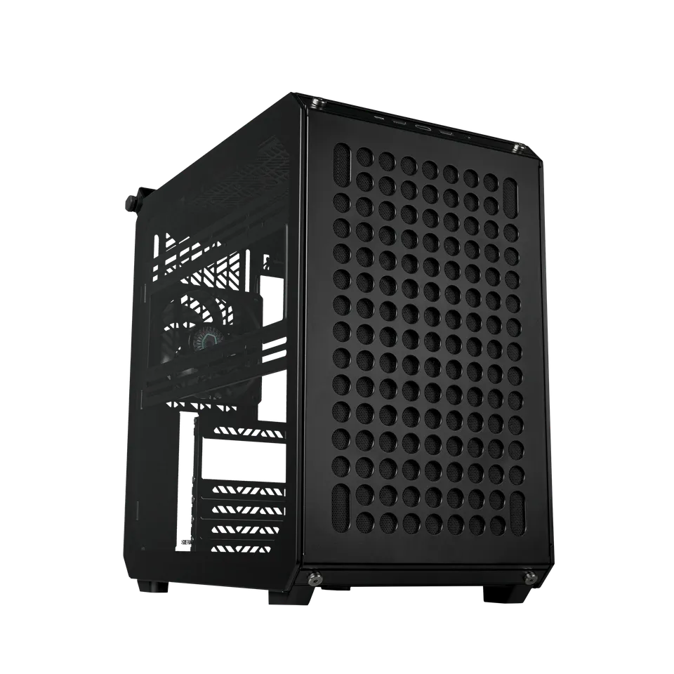Cooler Master Qube 500 Flatpack Mid Tower ATX Case - Black